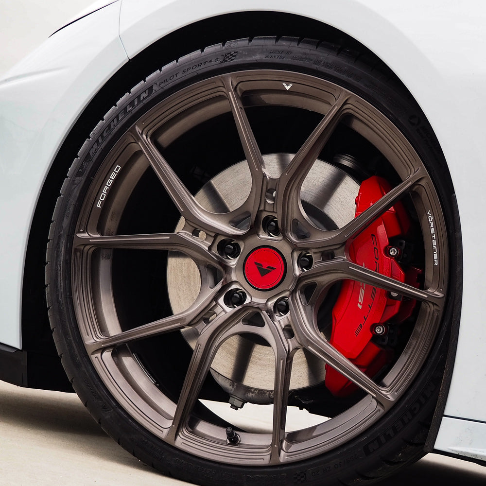 20/21" Vorsteiner VPX 101 Brushed 20x9 21x12 Wheels Rims Fits Corvette C8