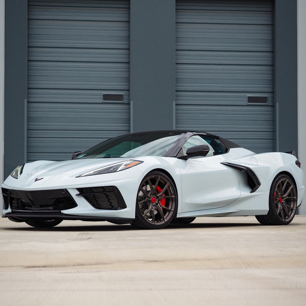 20/21" Vorsteiner VPX 101 Brushed 20x9 21x12 Wheels Rims Fits Corvette C8