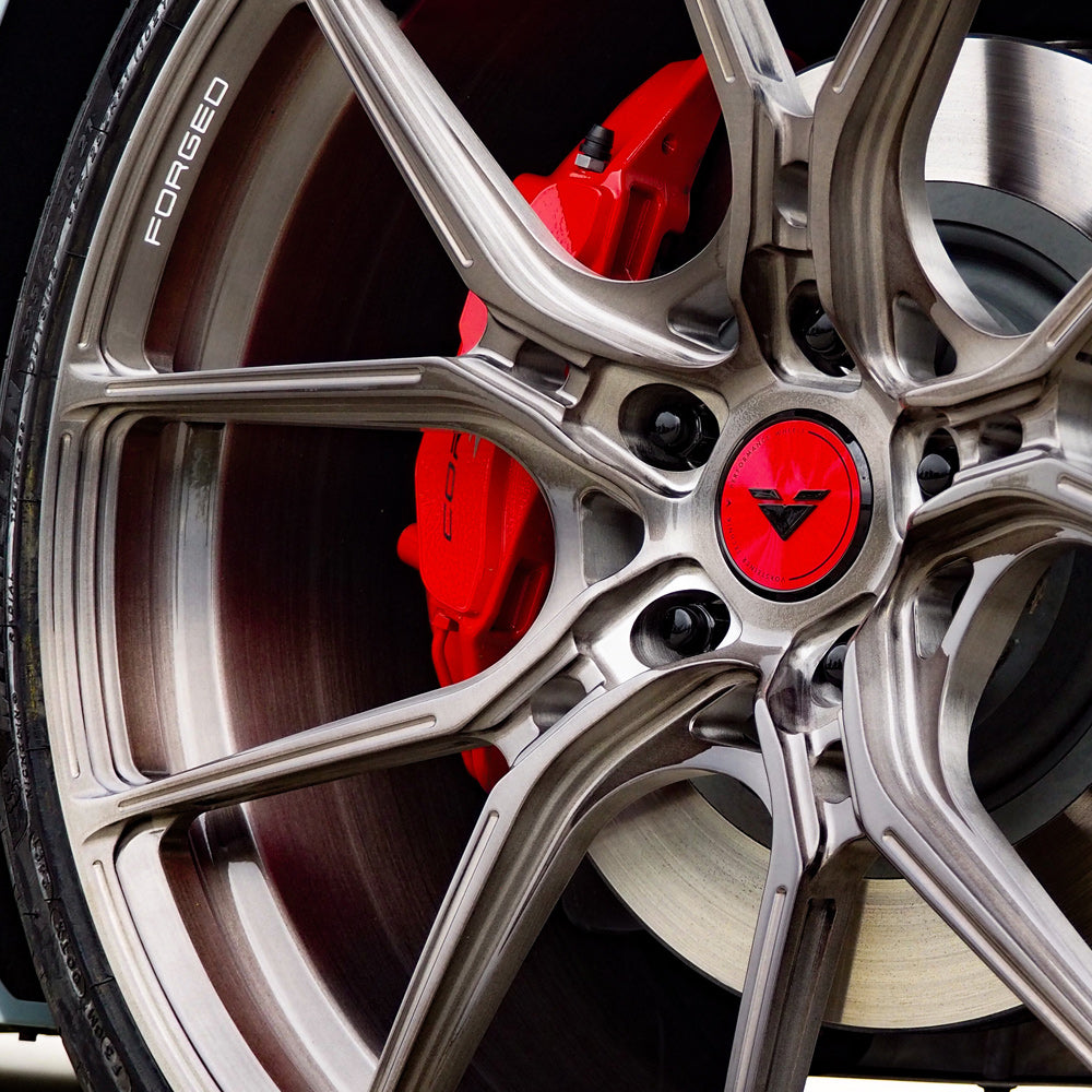 20/21" Vorsteiner VPX 101 Brushed 20x9 21x12 Wheels Rims Fits Corvette C8