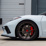 20/21" Vorsteiner VPX 101 Brushed 20x9 21x12 Wheels Rims Fits Corvette C8