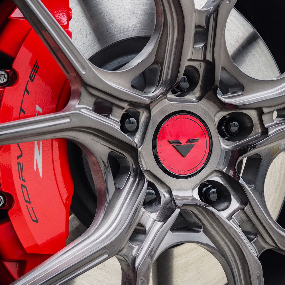 20/21" Vorsteiner VPX 101 Brushed 20x9 21x12 Wheels Rims Fits Corvette C8