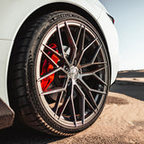 20/21" Avant Garde M520R Dark Graphite 20x9 21x12 Wheels Rims Fits Corvette C8