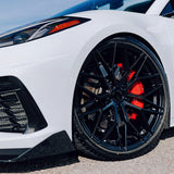 19/20" Avant Garde M520R Black 19x8.5 20x11 Wheels Rims Fits Chevy Corvette C8