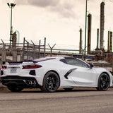 20" Blaque Diamond BD-F25 Black 20x9 20x12 Wheels Rims Chevrolet Corvette C8