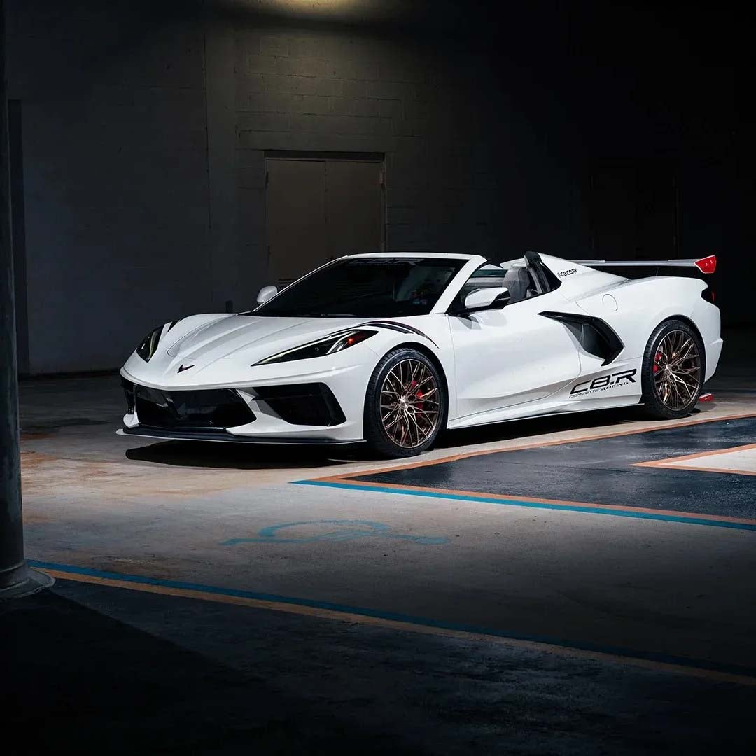 20/21" E5 Sebring Bronze Brushed Tint 20x9 21x12 Concave Wheels for Corvette C8 Stingray (2020-2027) | Set of 4