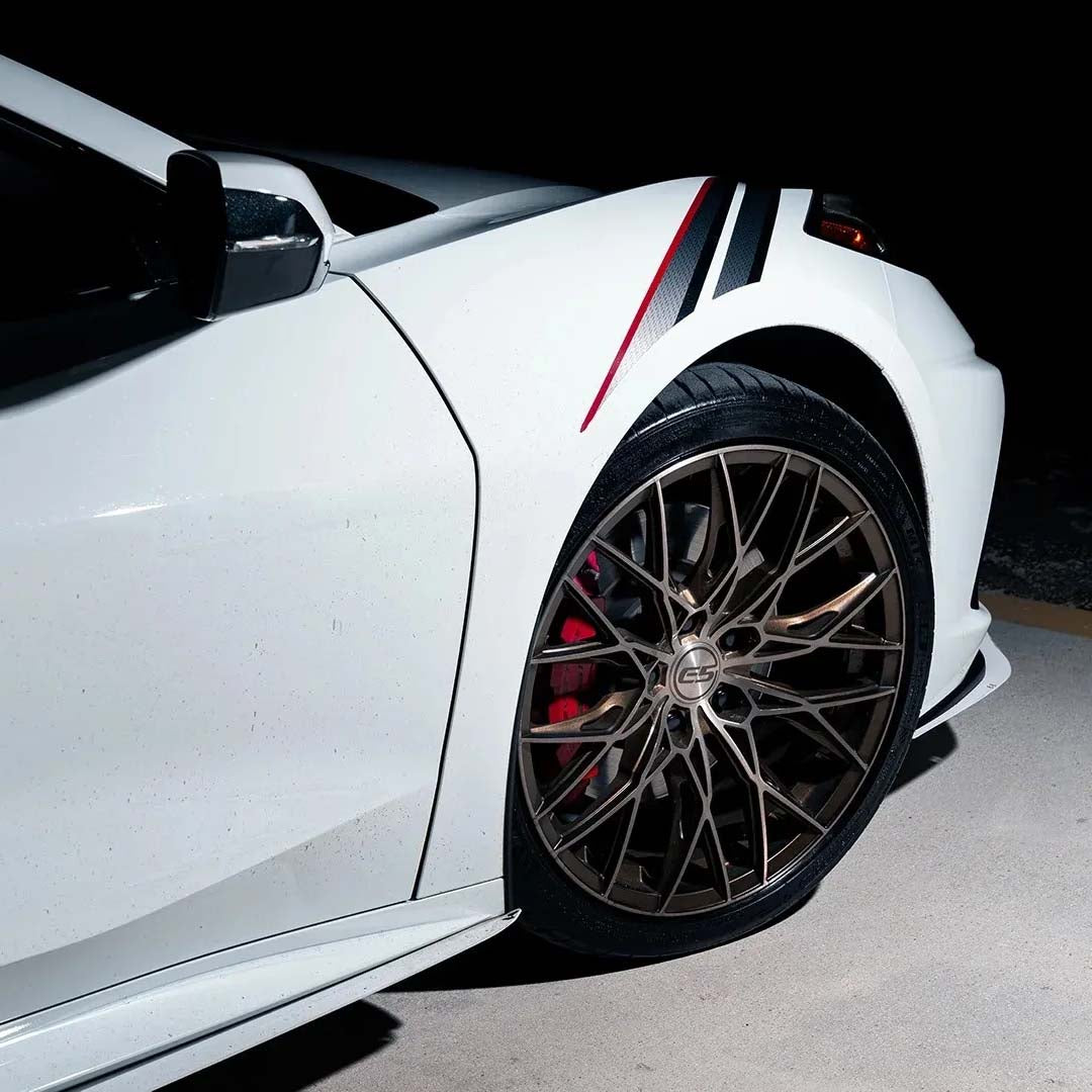 20/21" E5 Sebring Bronze Brushed Tint 20x9 21x12 Concave Wheels for Corvette C8 Stingray (2020-2027) | Set of 4