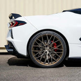 20/21" E5 Sebring Bronze Brushed Tint 20x9 21x12 Concave Wheels for Corvette C8 Stingray (2020-2027) | Set of 4