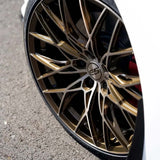 20/21" E5 Sebring Bronze Brushed Tint 20x9 21x12 Concave Wheels for Corvette C8 Stingray (2020-2027) | Set of 4