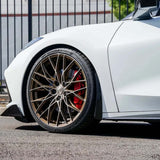20/21" E5 Sebring Bronze Brushed Tint 20x9 21x12 Concave Wheels for Corvette C8 Stingray (2020-2027) | Set of 4