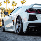 19" 20" HRE FF11 Silver 19x9 20x11.5 Concave Wheels Rims Fits Chevy Corvette C8