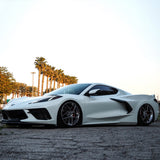 19" 20" HRE FF11 Silver 19x9 20x11.5 Concave Wheels Rims Fits Chevy Corvette C8