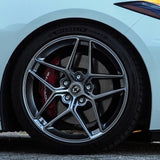 19" 20" HRE FF11 Silver 19x9 20x11.5 Concave Wheels Rims Fits Chevy Corvette C8