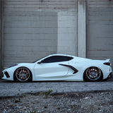 19" 20" HRE FF11 Silver 19x9 20x11.5 Concave Wheels Rims Fits Chevy Corvette C8