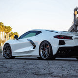 19" 20" HRE FF11 Silver 19x9 20x11.5 Concave Wheels Rims Fits Chevy Corvette C8