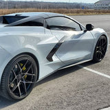 20/21" Savini SV-F5 Black 20x9 21x12 Wheels Rims Fits Chevrolet Corvette C8