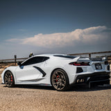 20/21" Savini SV-F5 Black 20x9 21x12 Wheels Rims Fits Chevrolet Corvette C8