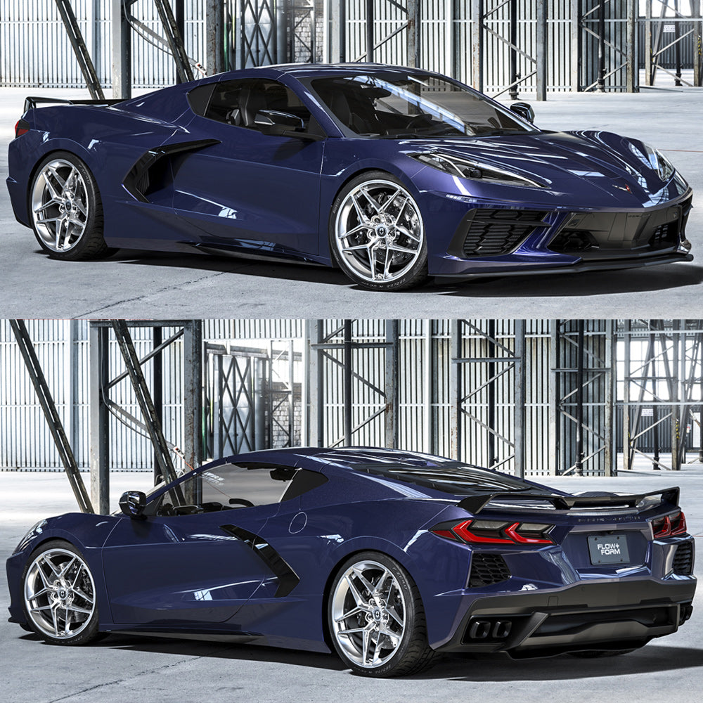 19" 20" HRE FF11 Bronze 19x9 20x11.5 Concave Wheels Rims Fits Chevy Corvette C8