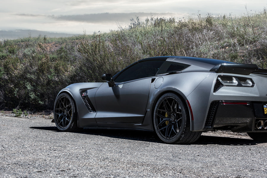 19" MRR FS01 MATTE BLACK FLOW FORGED CONCAVE WHEELS RIMS FITS BMW E60 M5