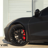 20/21" Avant Garde M520R Black 20x9 21x12 Wheels Rims Fits Chevrolet Corvette C8