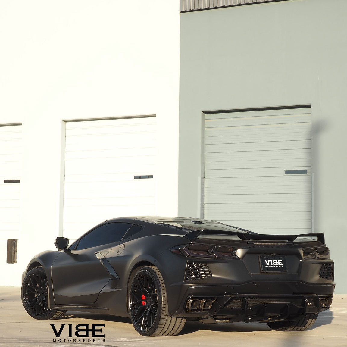 19/20" Avant Garde M520R Black 19x8.5 20x11 Wheels Rims Fits Chevy Corvette C8