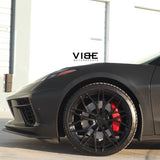 20/21" Avant Garde M520R Black 20x9 21x12 Wheels Rims Fits Chevrolet Corvette C8
