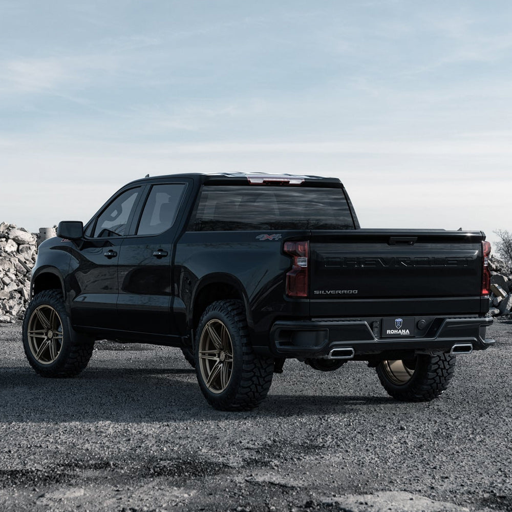 20" Rohana RFV1 Black 20x9.5 Forged Wheels Rims Fits 2019-2022 Ram 1500