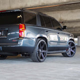 20" Vossen HF6-2 Tinted Gloss Black 20x9.5 Concave Wheels Fits Chevrolet Tahoe