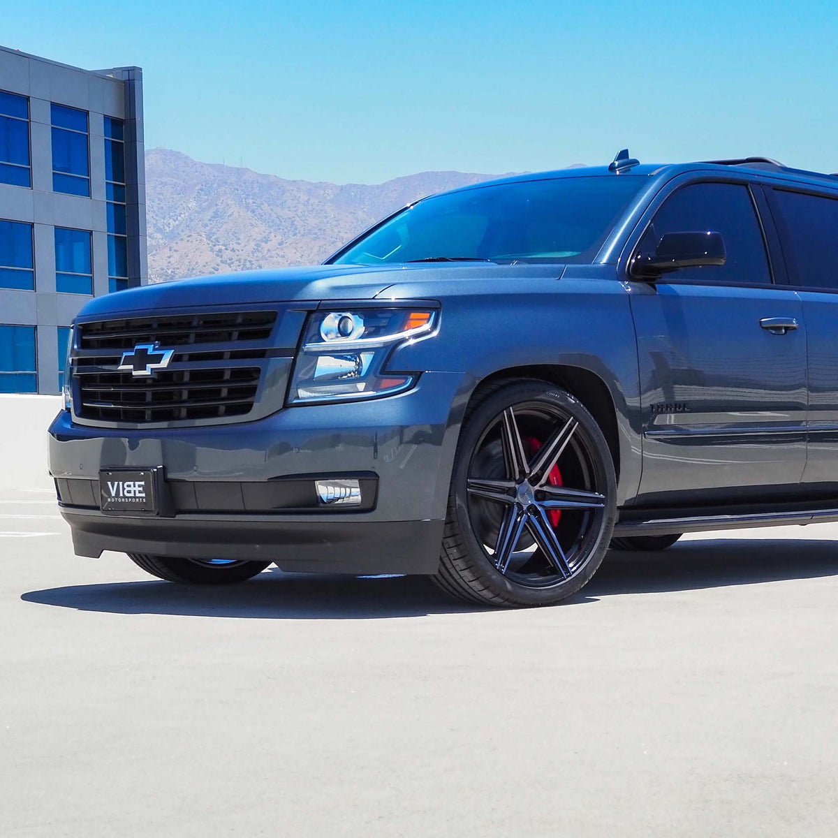 20" Vossen HF6-2 Tinted Gloss Black 20x9.5 Concave Wheels Fits Chevrolet Tahoe