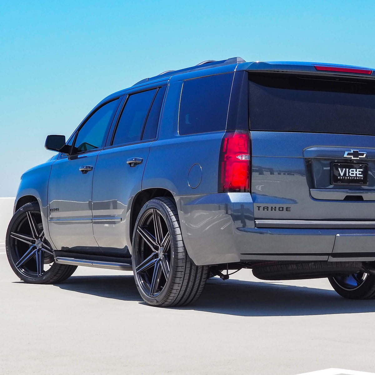 20" Vossen HF6-2 Tinted Gloss Black 20x9.5 Concave Wheels Fits Chevrolet Tahoe