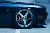 19" FERRADA FR3 BLACK CONCAVE STAGGERED WHEELS RIMS FITS ACURA TL