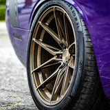 20" Vertini RFS1.8 Silver 20x9 20x10 Wheels Rims Fits Benz CL550 CL600 CL63