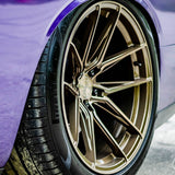 20" Vertini RFS1.8 Black 20x9 20x10.5 Concave Wheels Rims Fits Jaguar F-Type