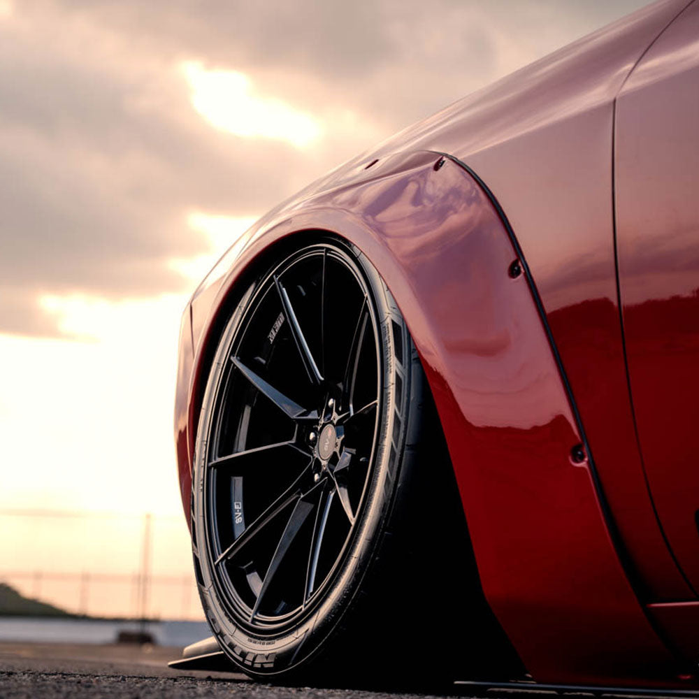 20" SAVINI SV-F4 GRAPHITE CONCAVE WHEELS RIMS FITS DODGE CHALLENGER RT SE