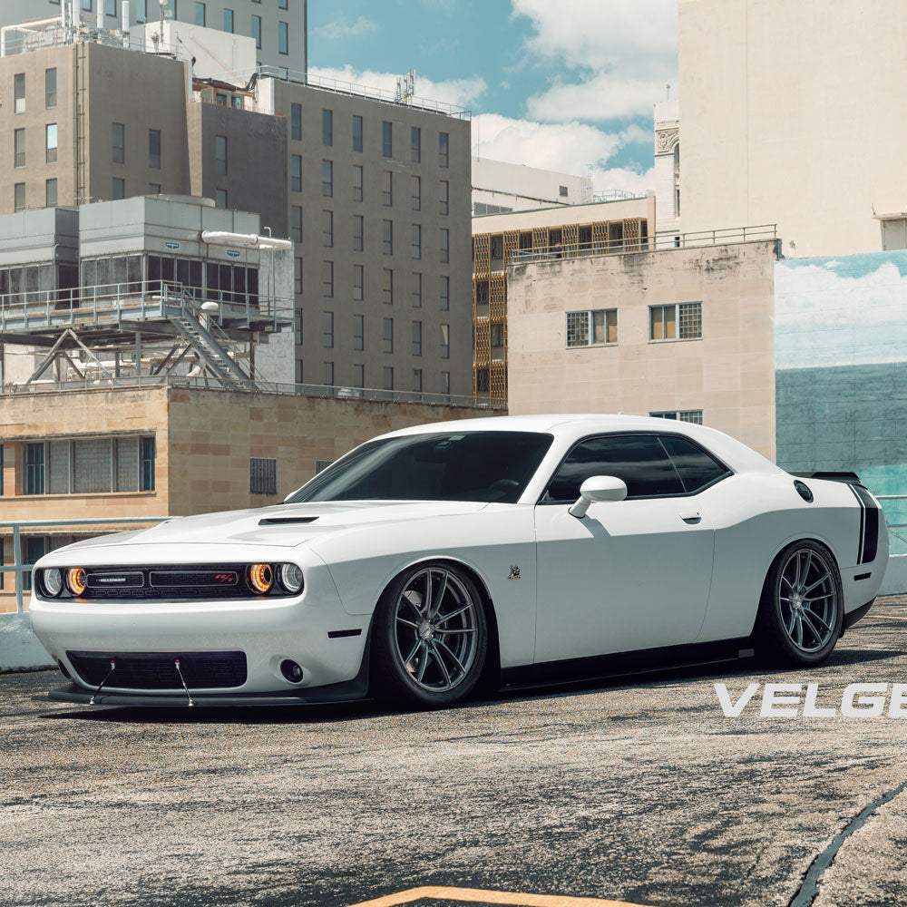 20" Velgen VF5 Grey Forged Concave Wheels Rims Michelin Tires Fits Ford Mustang