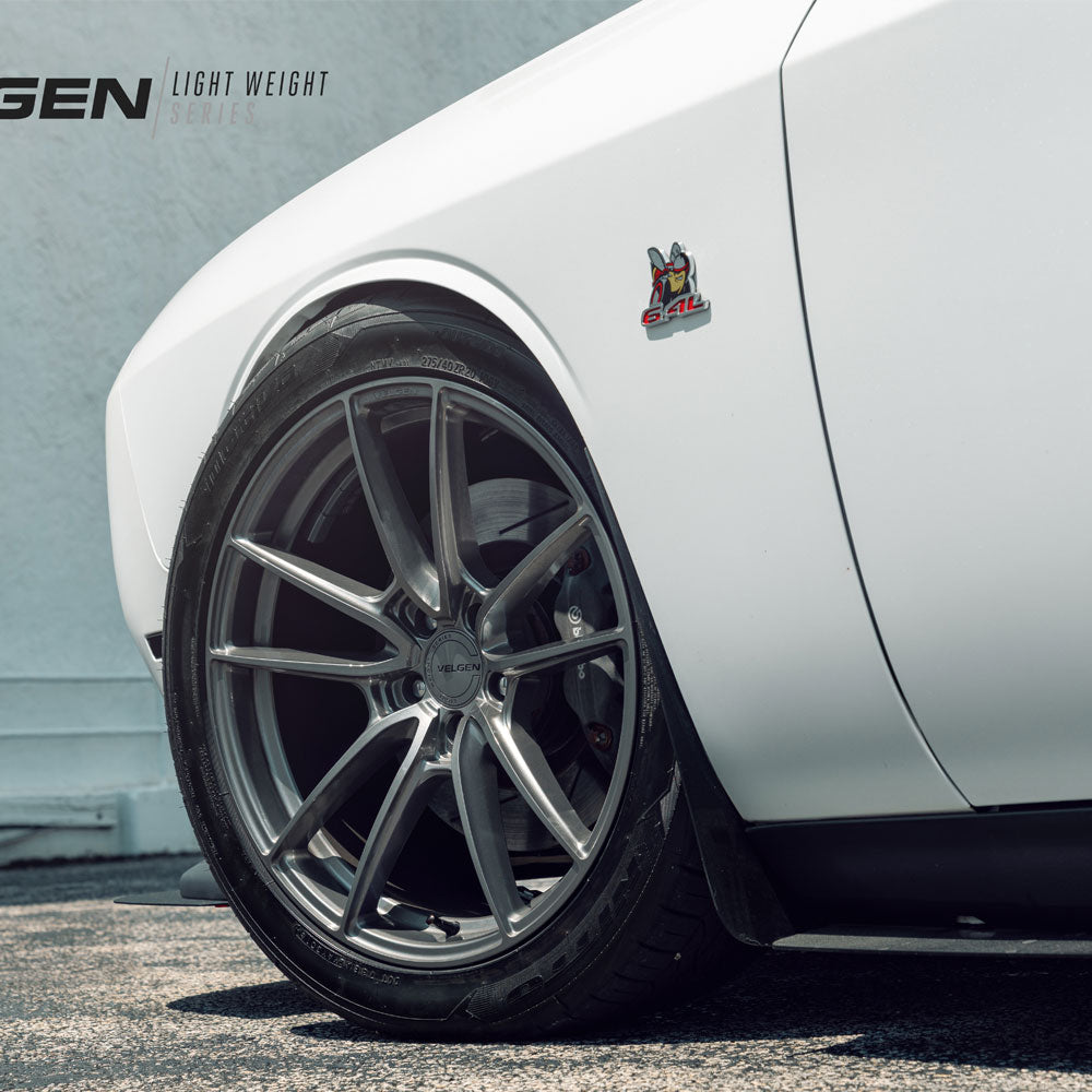 20" Velgen VF5 Grey Forged Concave Wheels Rims Michelin Tires Fits Ford Mustang