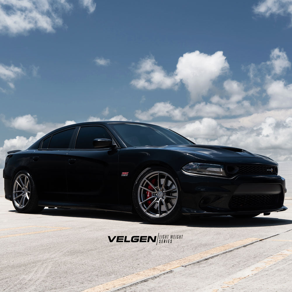20" Velgen VF5 Grey Forged Concave Wheels Rims Michelin Tires Fits Ford Mustang