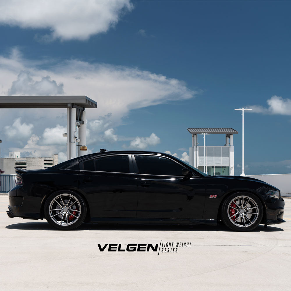 20" Velgen VF5 Grey Forged Concave Wheels Rims Michelin Tires Fits Ford Mustang