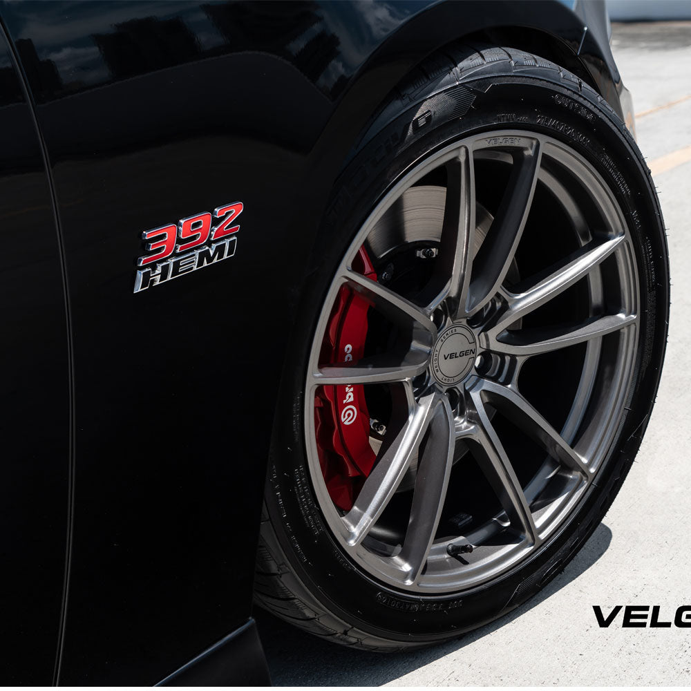 20" Velgen VF5 Grey 20x9.5 20x11 Forged Wheels Rims Fits Dodge Challenger