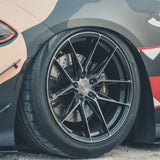 20" Vertini RFS1.8 Black 20x9 20x10.5 Concave Wheels Rims Fits Jaguar F-Type