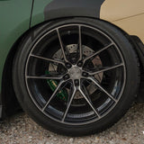 20" Vertini RFS1.8 Black 20x9 20x10.5 Concave Wheels Rims Fits Jaguar F-Type