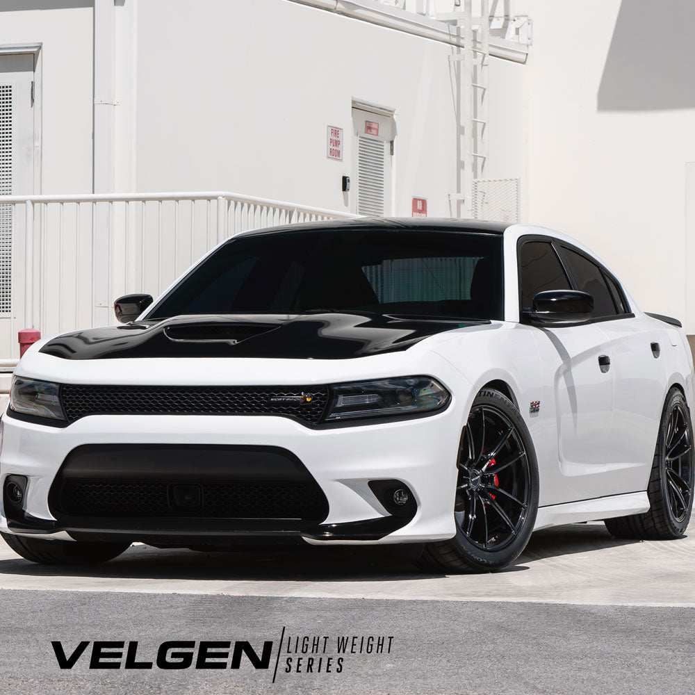 19" Velgen VF5 Gloss Black 19x10 19x11 Concave Wheels Rims Fits Ford Mustang GT