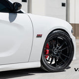 22" Velgen VF5 Gloss Black 22x10.5 Wheels Rims Fits Ford Explorer ST