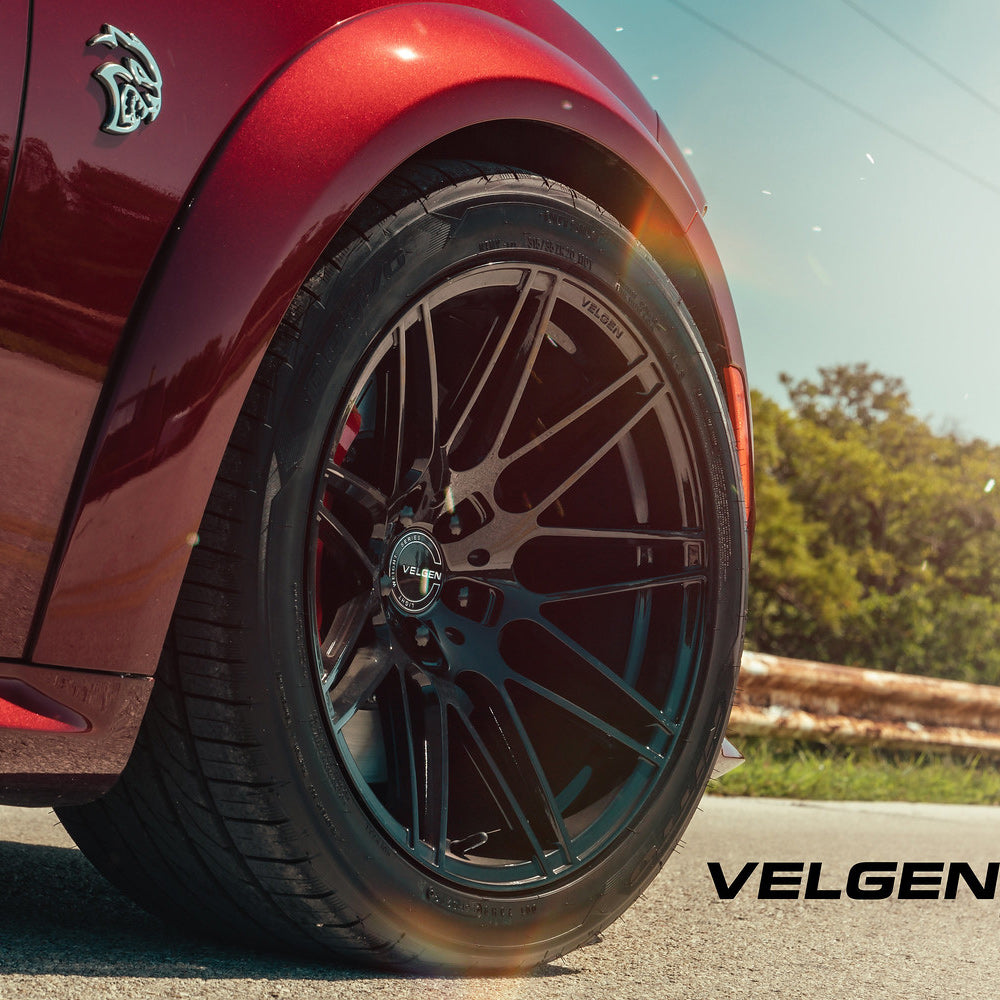 20" Velgen VF9 Black 20x9.5 20x11 Forged Wheels Rims Fits Dodge Charger