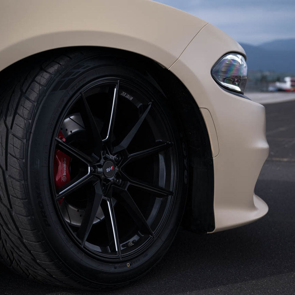 20" SAVINI SV-F4 BLACK FORGED CONCAVE WHEELS RIMS FITS CADILLAC CTS V COUPE