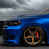 22" Velgen Classic5 22x10.5 Bronze Concave Wheels Rims Fits Dodge Durango