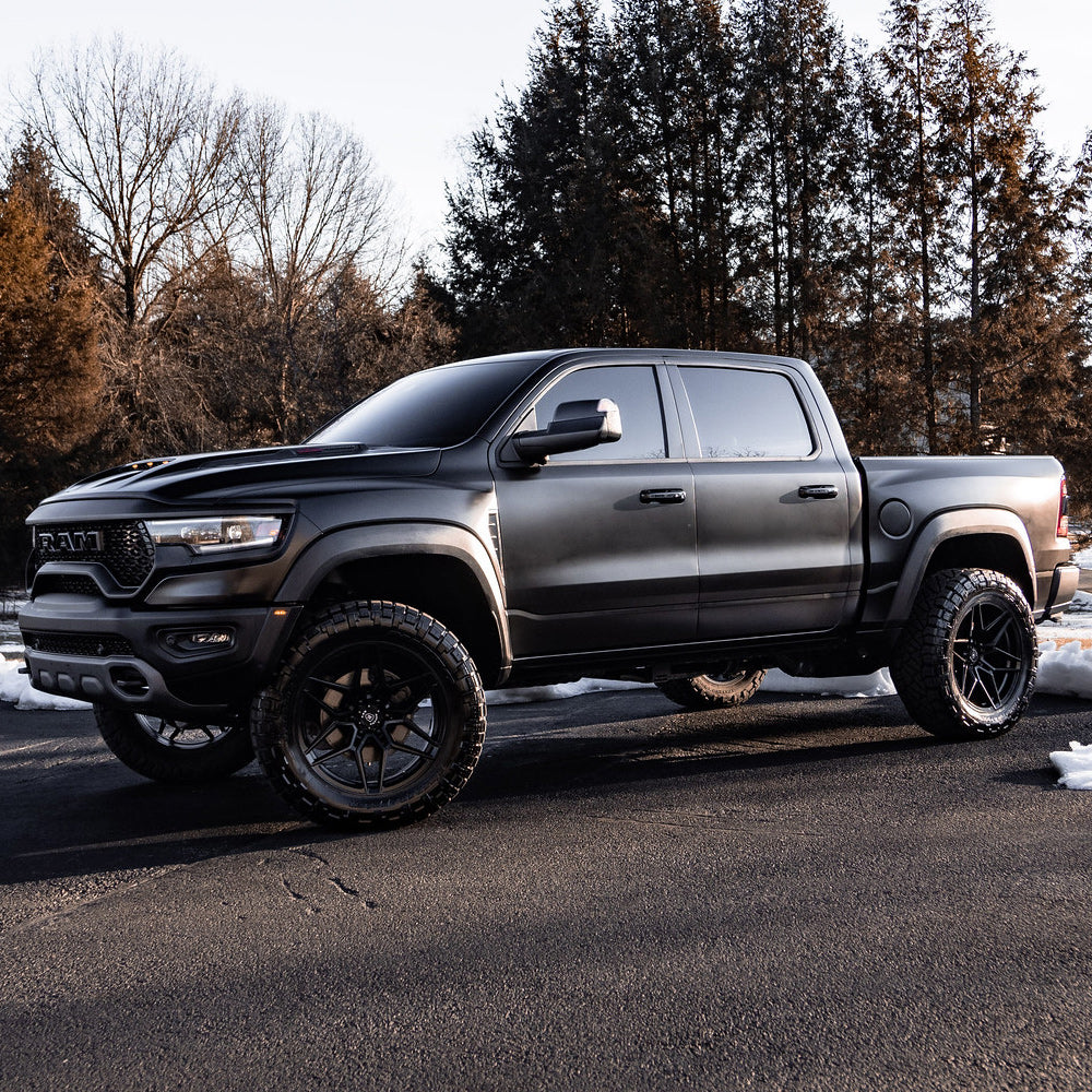 22" Rohana RFV2 Black ET0 Forged Wheels Rims Fits 2007-2014 Chevrolet Silverado