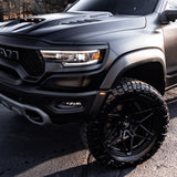 22" Rohana RFV2 Black ET0 Forged Wheels Rims Fits 2007-2014 Chevrolet Silverado