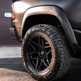 22" Rohana RFV2 Black Forged Wheels Rims Fits 2019-2022 Chevrolet Silverado