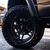22" Rohana RFV2 Black Forged Wheels Rims Fits 2007-2014 Chevrolet Silverado