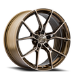 E5 Daytona Bronze Brushed Tint Form Forged Corvette wheel - face view